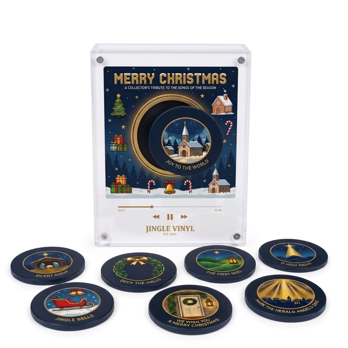 The Vibe Vault™ Christmas Vinyl Music Box